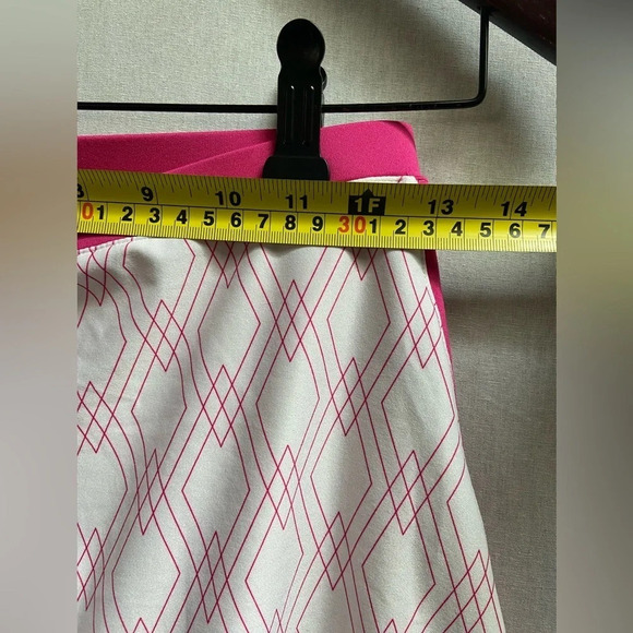 Nike Dri fit pink white skirt Sz M - Picture 7 of 8